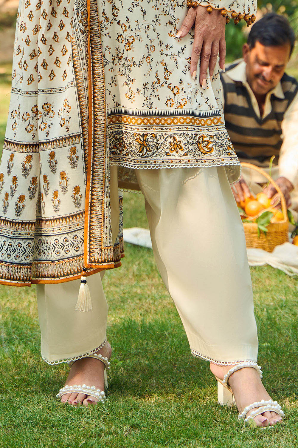 3 Piece Printed Lawn Suit with Dupatta