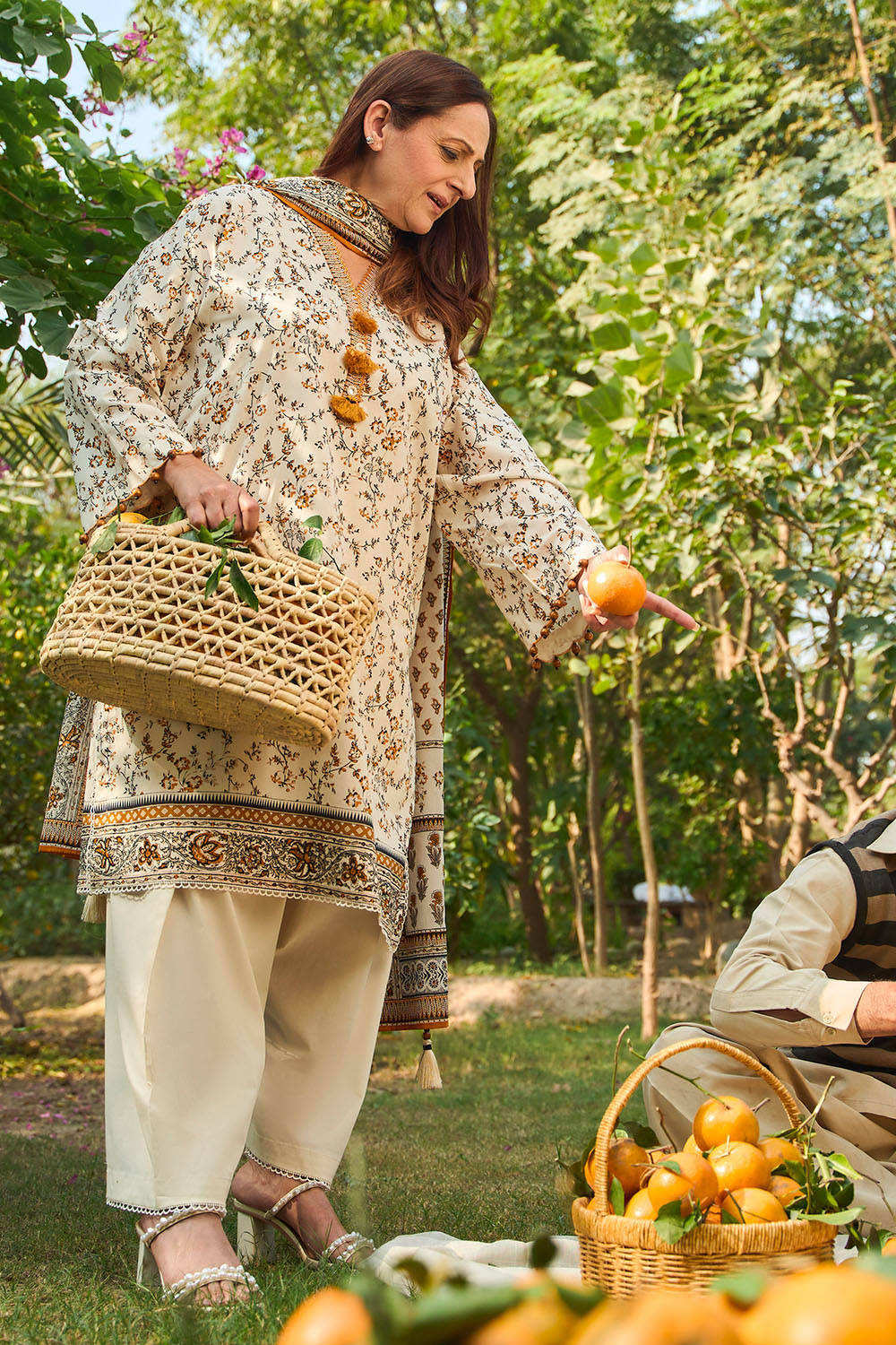 3 Piece Printed Lawn Suit with Dupatta