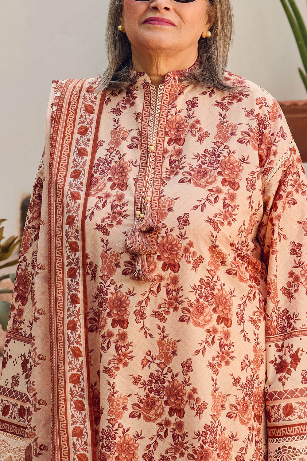 3 Piece Printed Lawn Suit with Dupatta