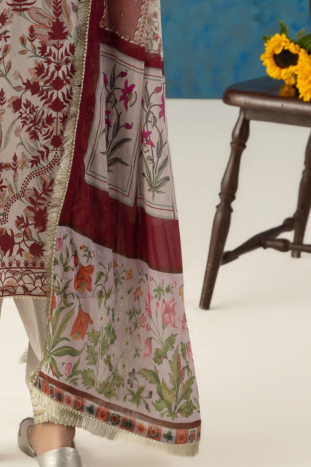 3 Piece Printed Lawn Suit with Dupatta