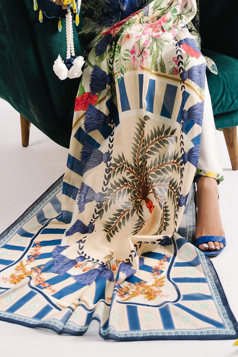 3 Piece Printed Lawn Suit With Dupatta
