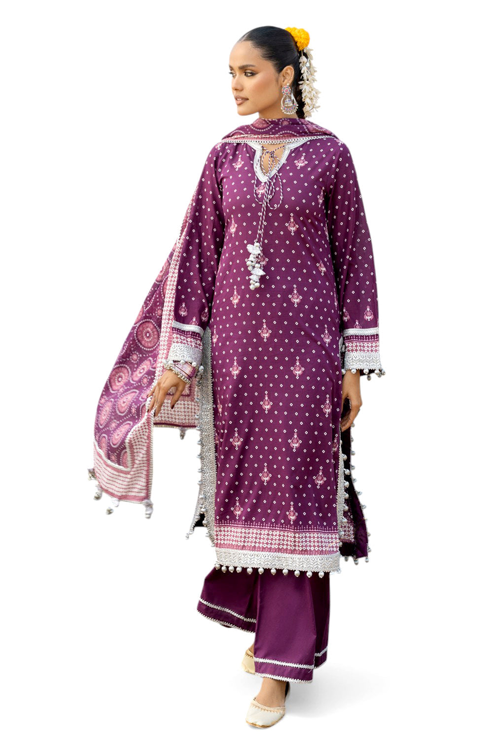 3 Piece Printed Lawn Suit