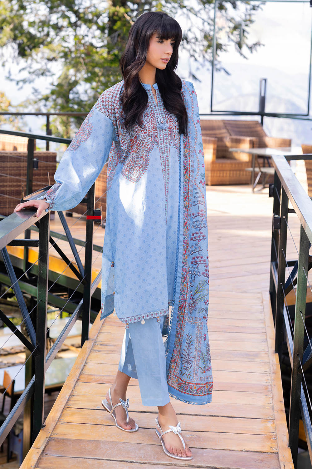 3 Piece Printed Lawn Suit