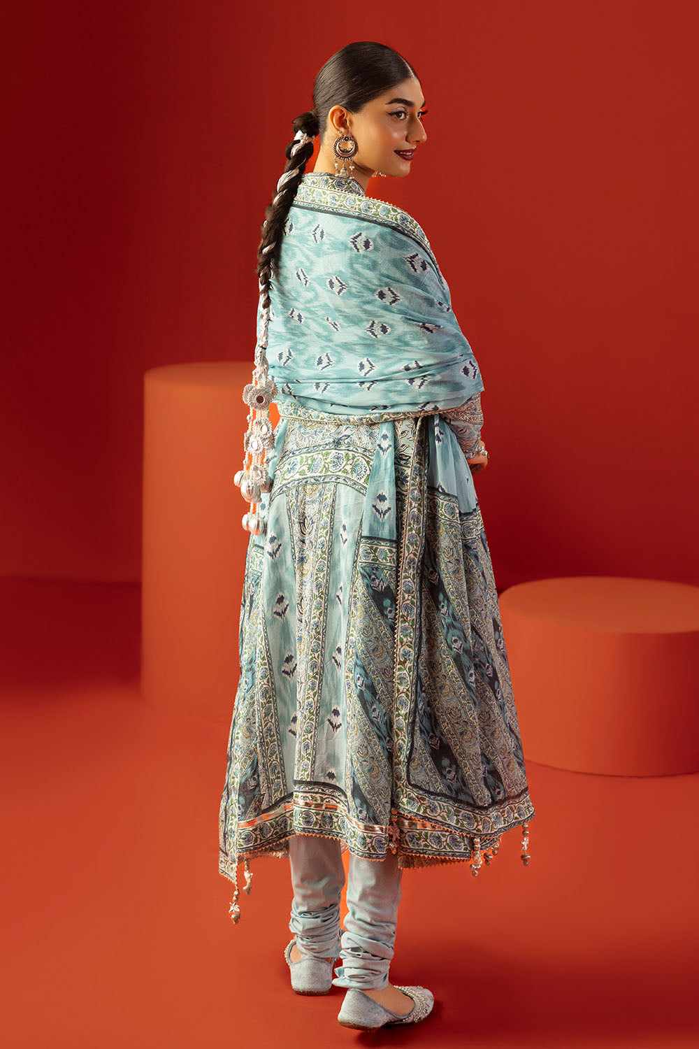 3 Piece Printed Lawn Suit with Dupatta