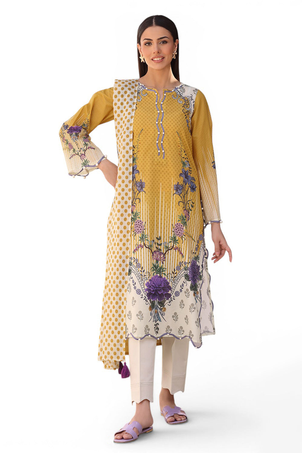 3 Piece Printed Lawn Suit