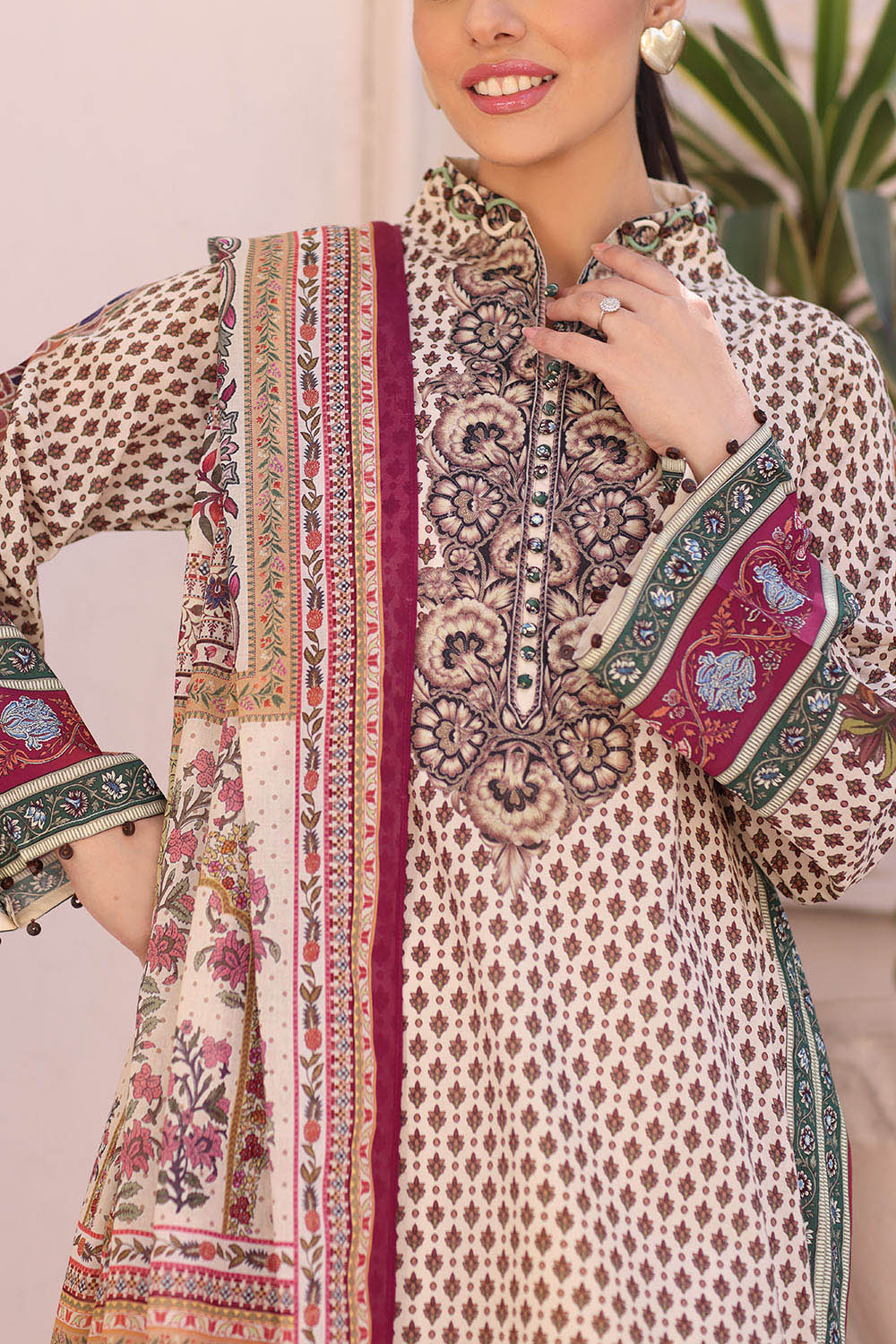 3 Piece Printed Lawn Suit