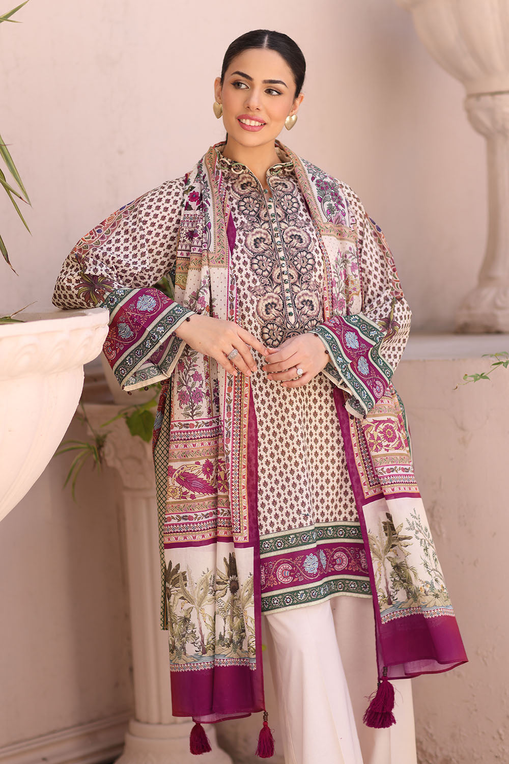 3 Piece Printed Lawn Suit