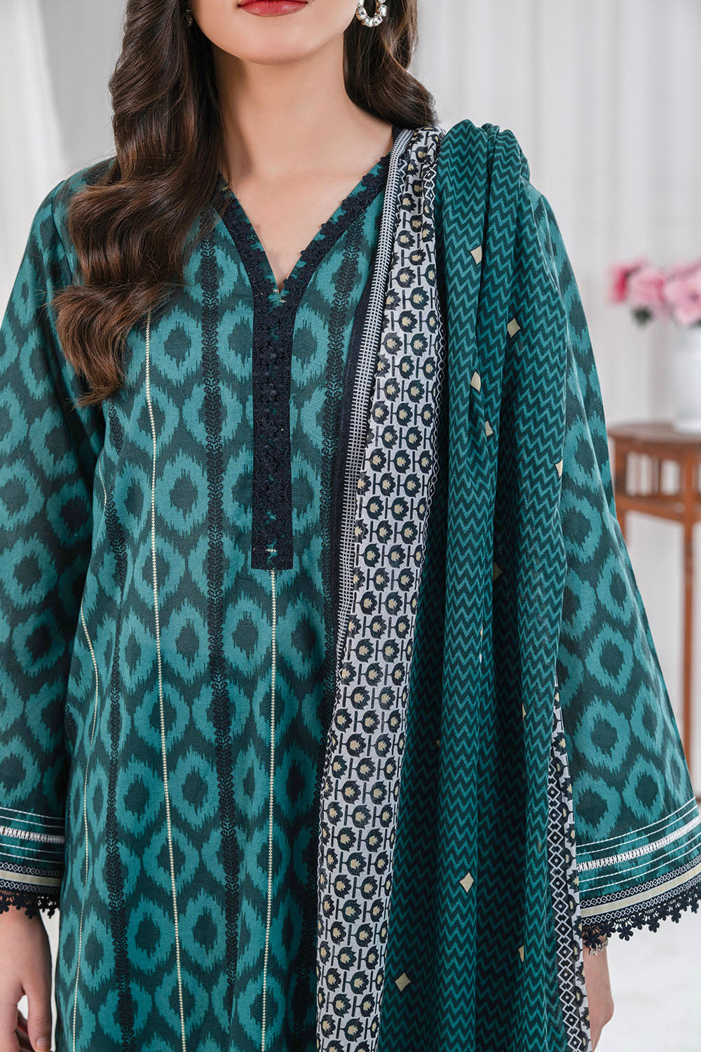 3 Piece Printed Lawn Suit
