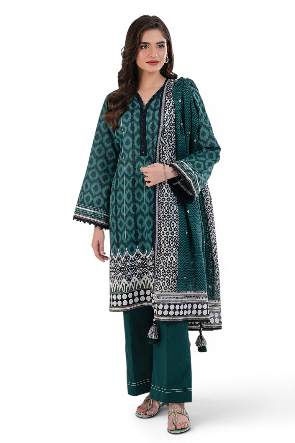 3 Piece Printed Lawn Suit