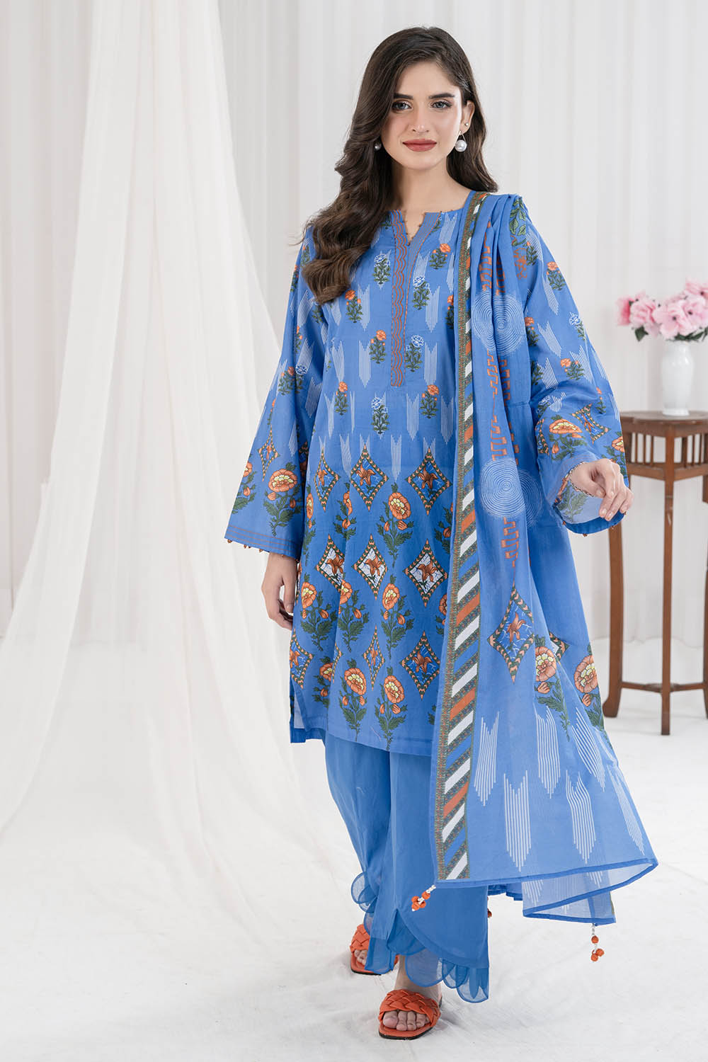 3 Piece Printed Lawn Suit