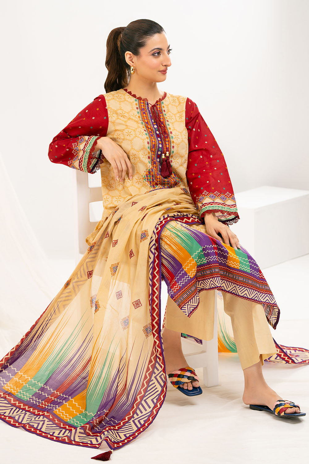 3 Piece Printed Lawn Suit