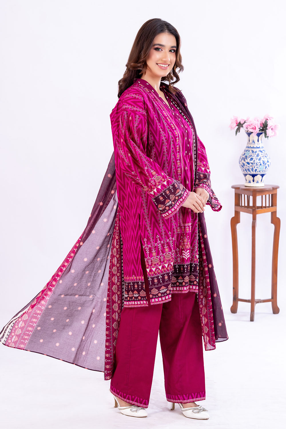 3 Piece Printed Lawn Suit