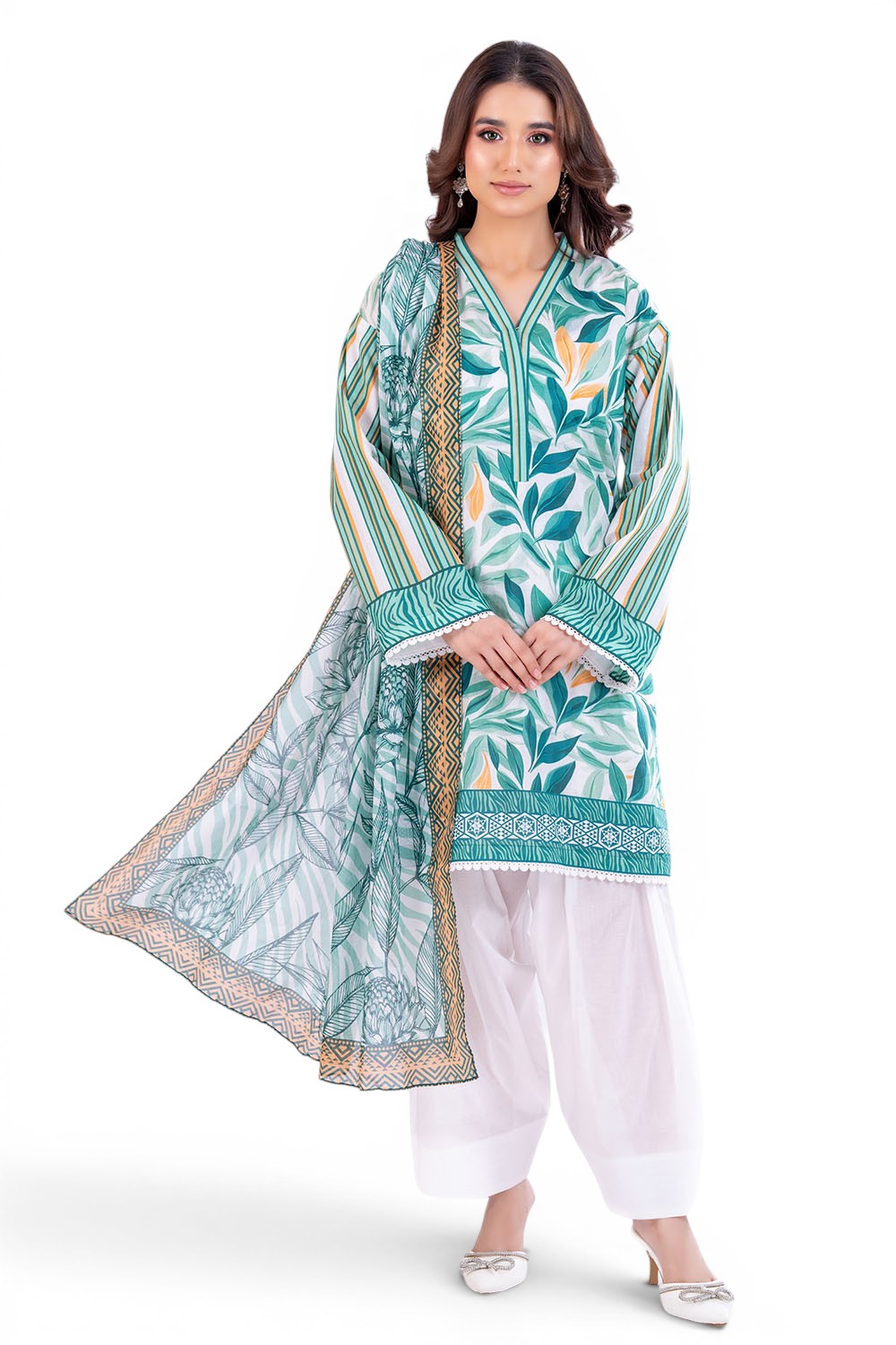 3 Piece Printed Lawn Suit
