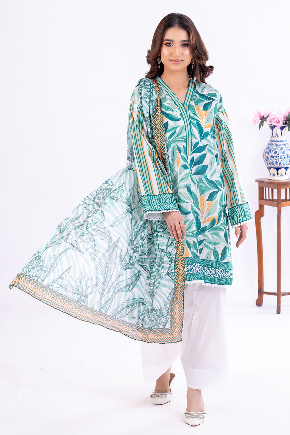 3 Piece Printed Lawn Suit