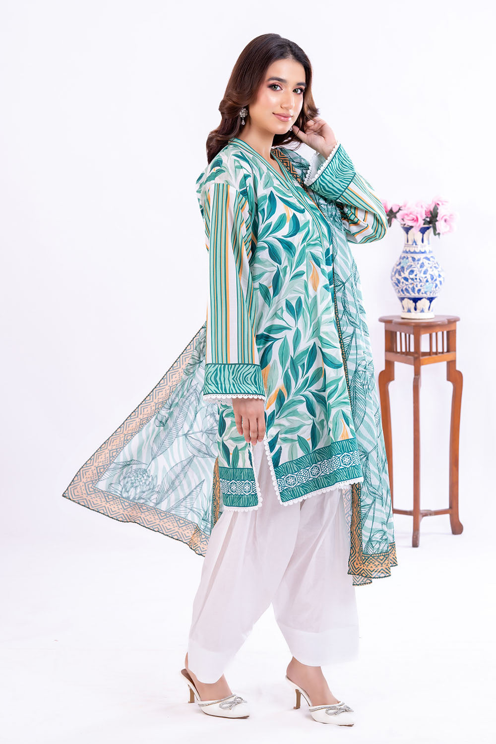 3 Piece Printed Lawn Suit
