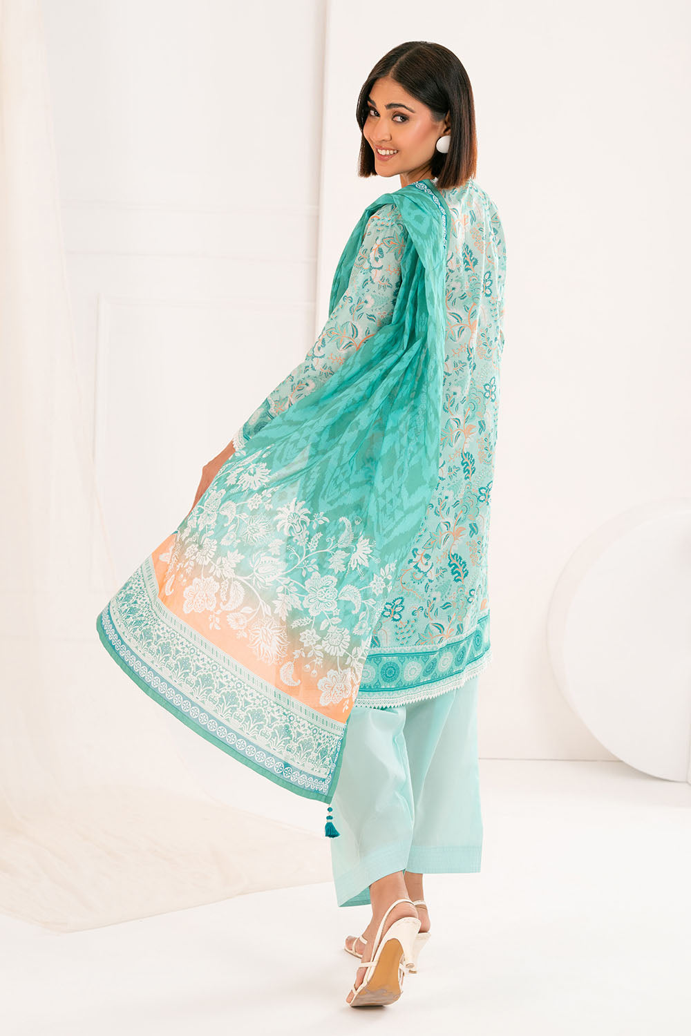 3 Piece Printed Lawn Suit