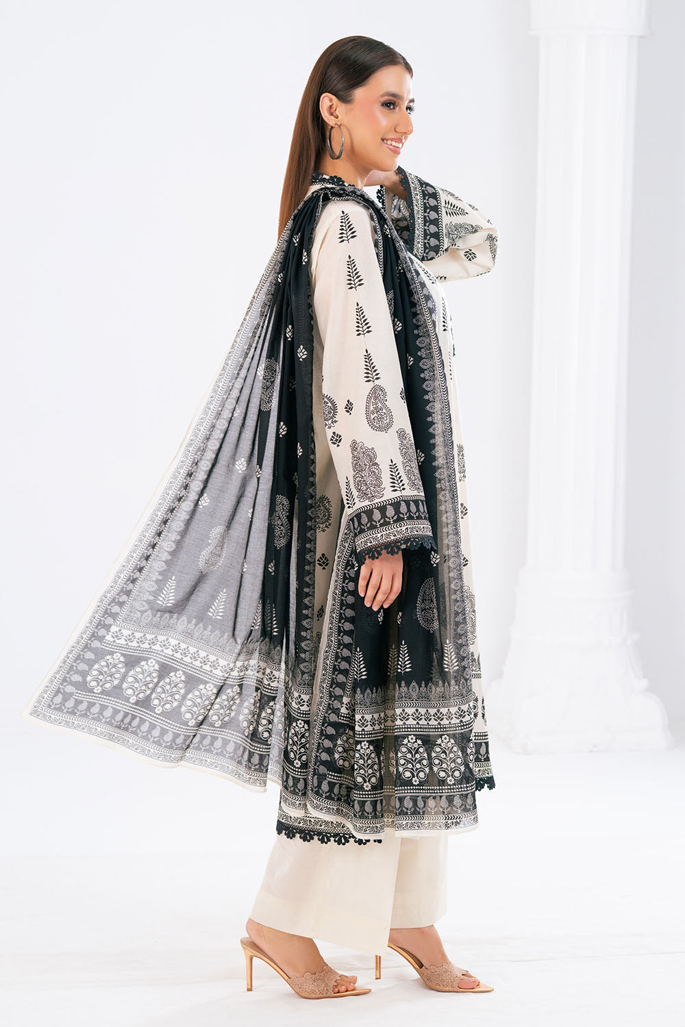 3 Piece Printed Lawn Suit