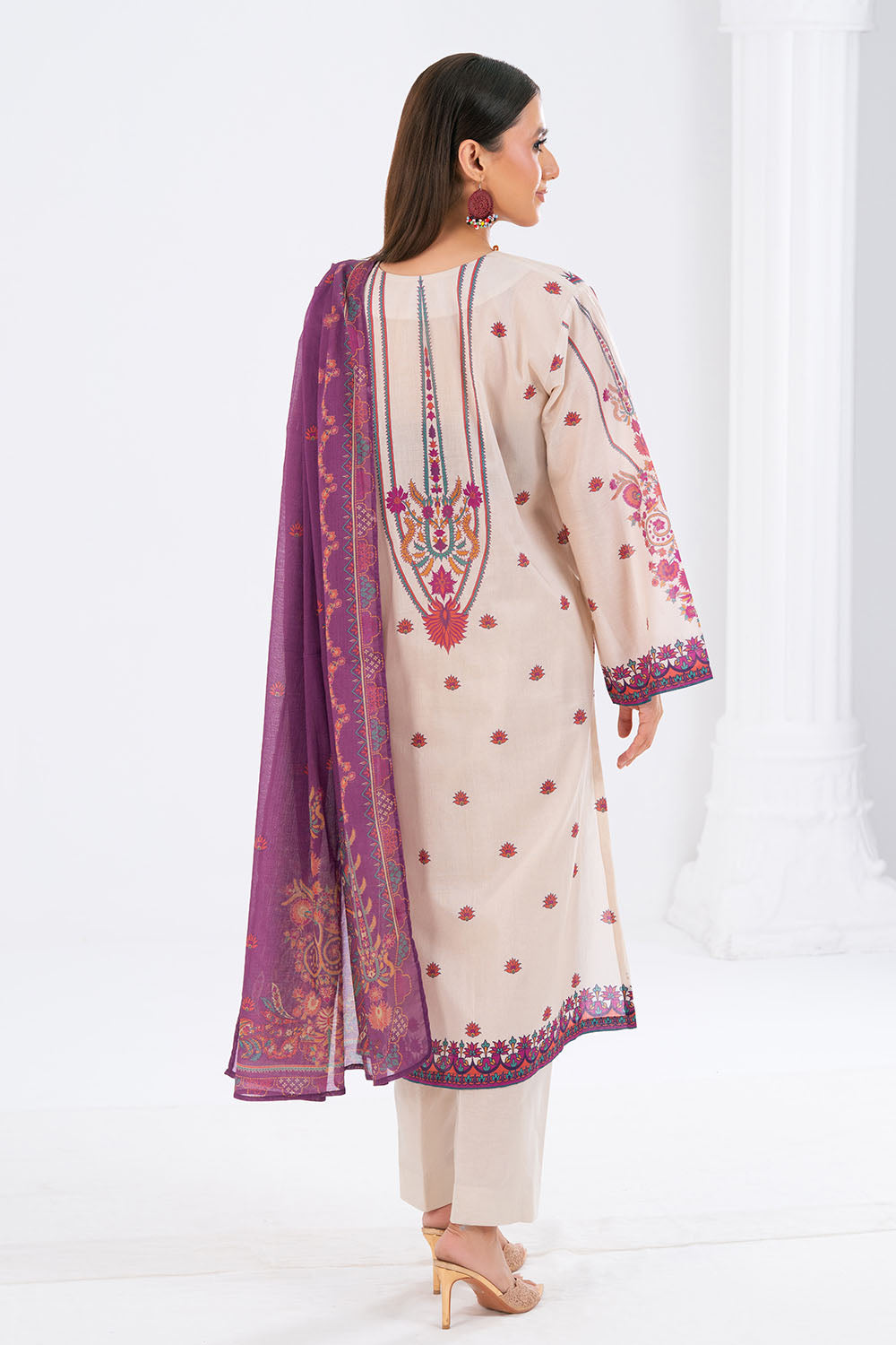 3 Piece Printed Lawn Suit