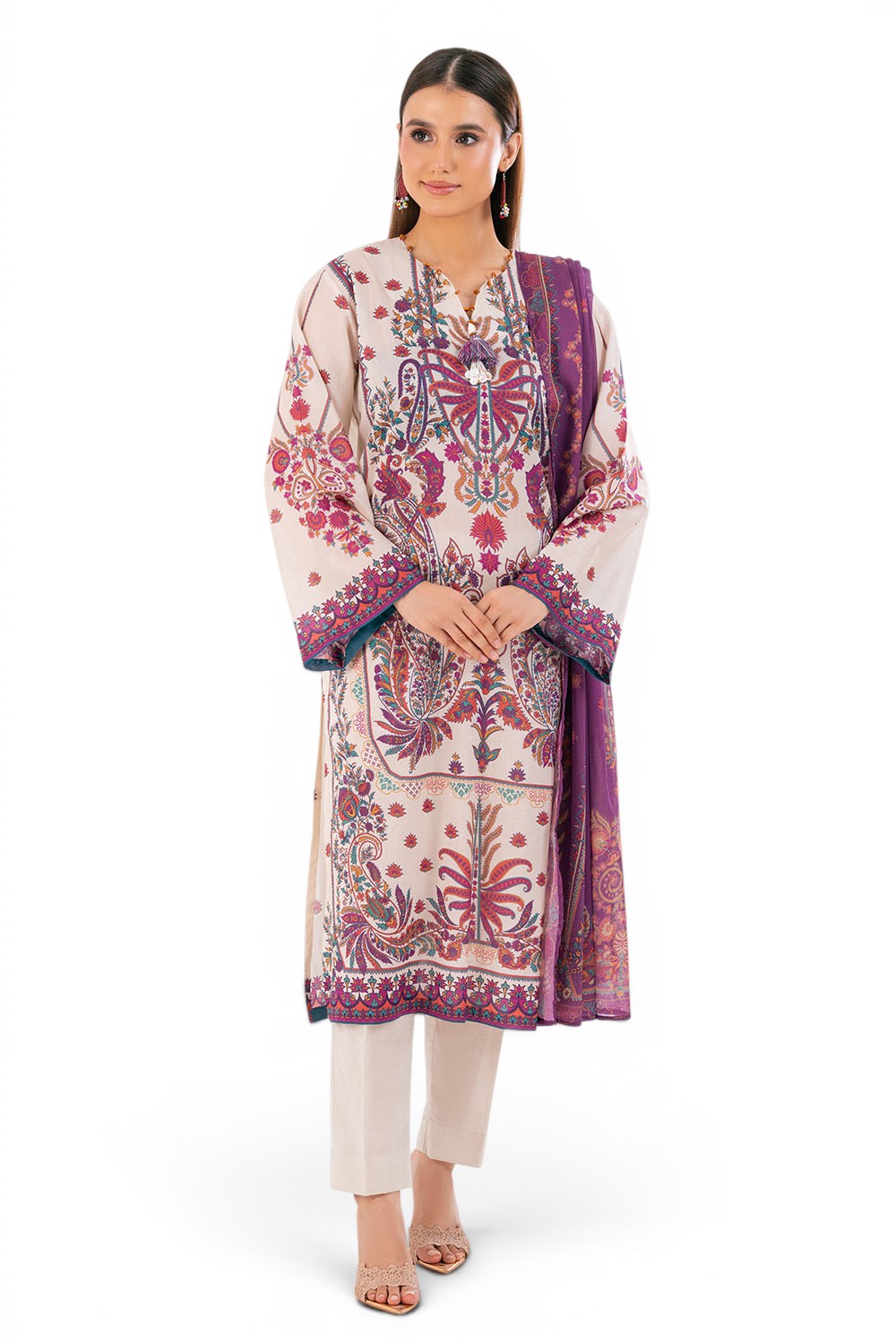 3 Piece Printed Lawn Suit
