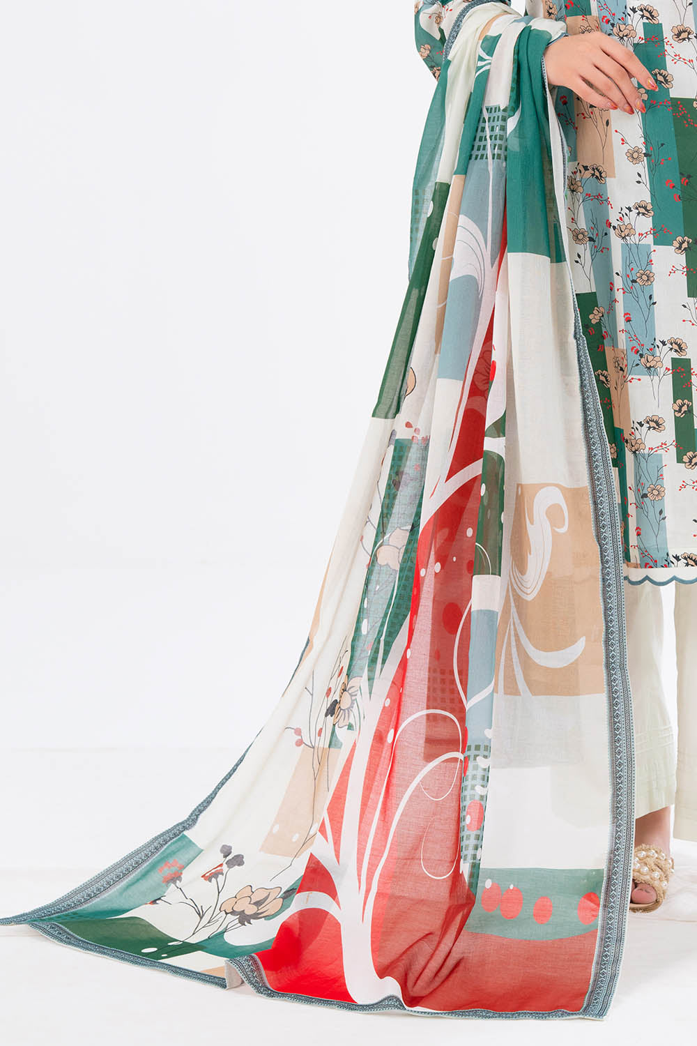 3 Piece Printed Lawn Suit