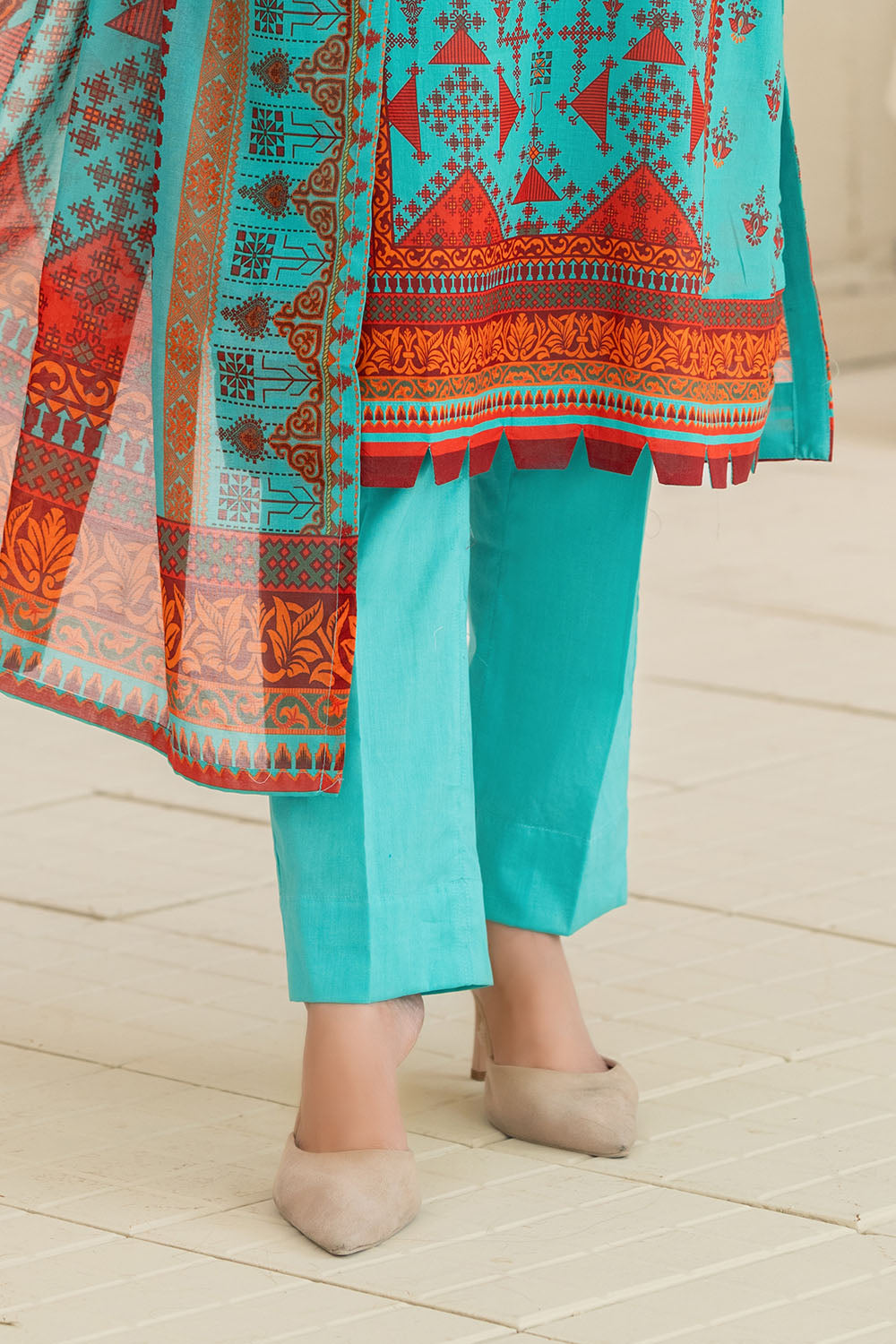 3 Piece Printed Lawn Suit