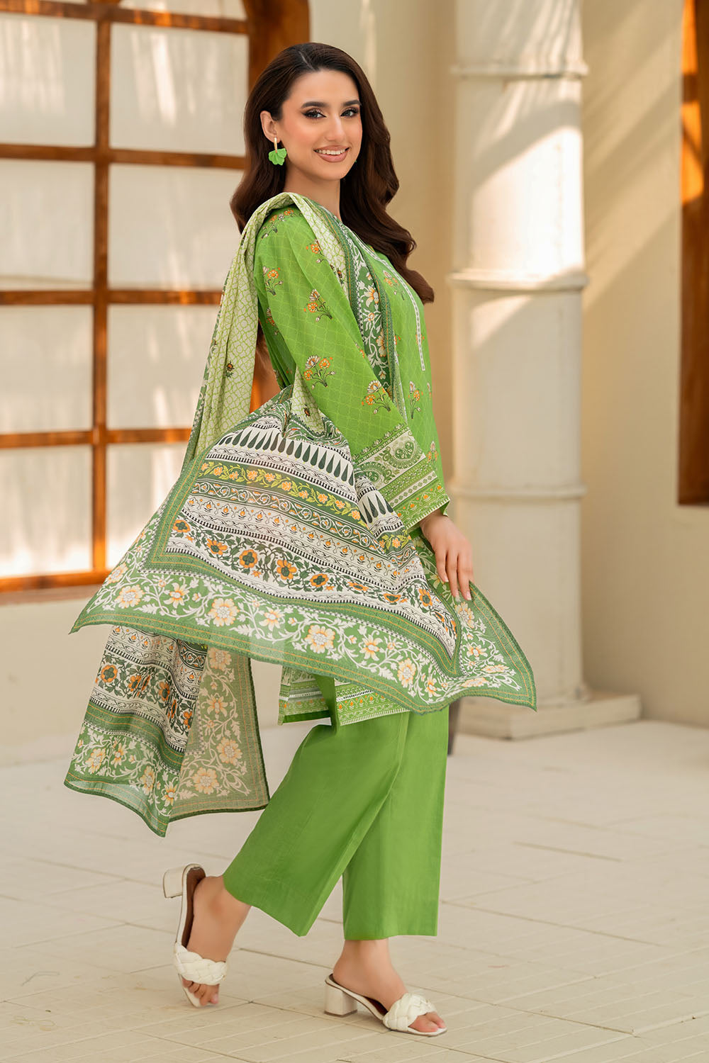 3 Piece Printed Lawn Suit