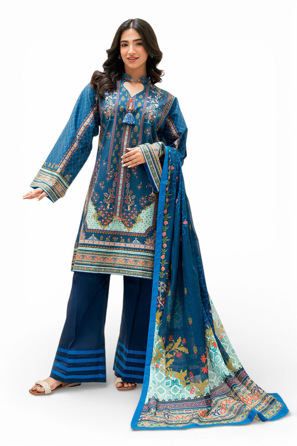 3 Piece Printed Lawn Suit