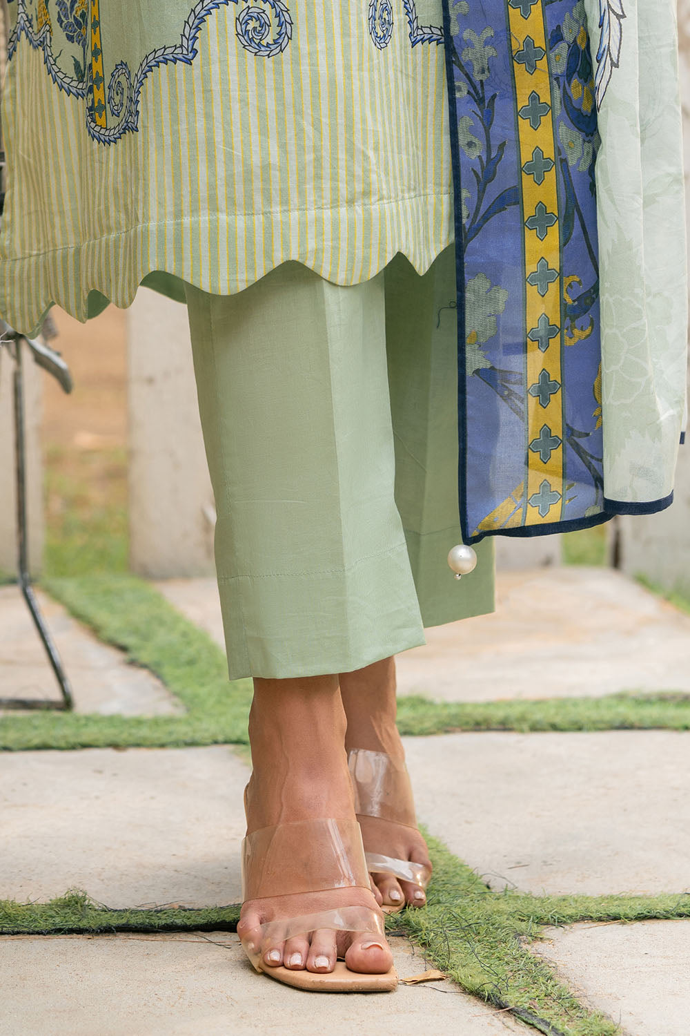 3 Piece Printed Lawn Suit with Printed Lawn Dupatta