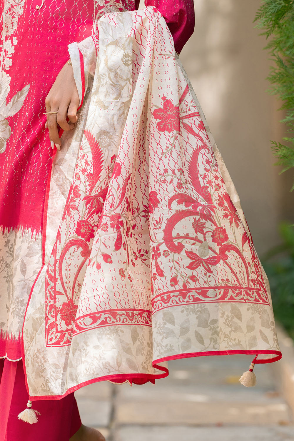 3 Piece Printed Lawn Suit with Printed Lawn Dupatta