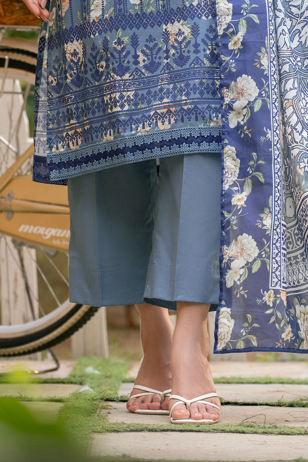 3 Piece Printed Lawn Suit with Printed Lawn Dupatta