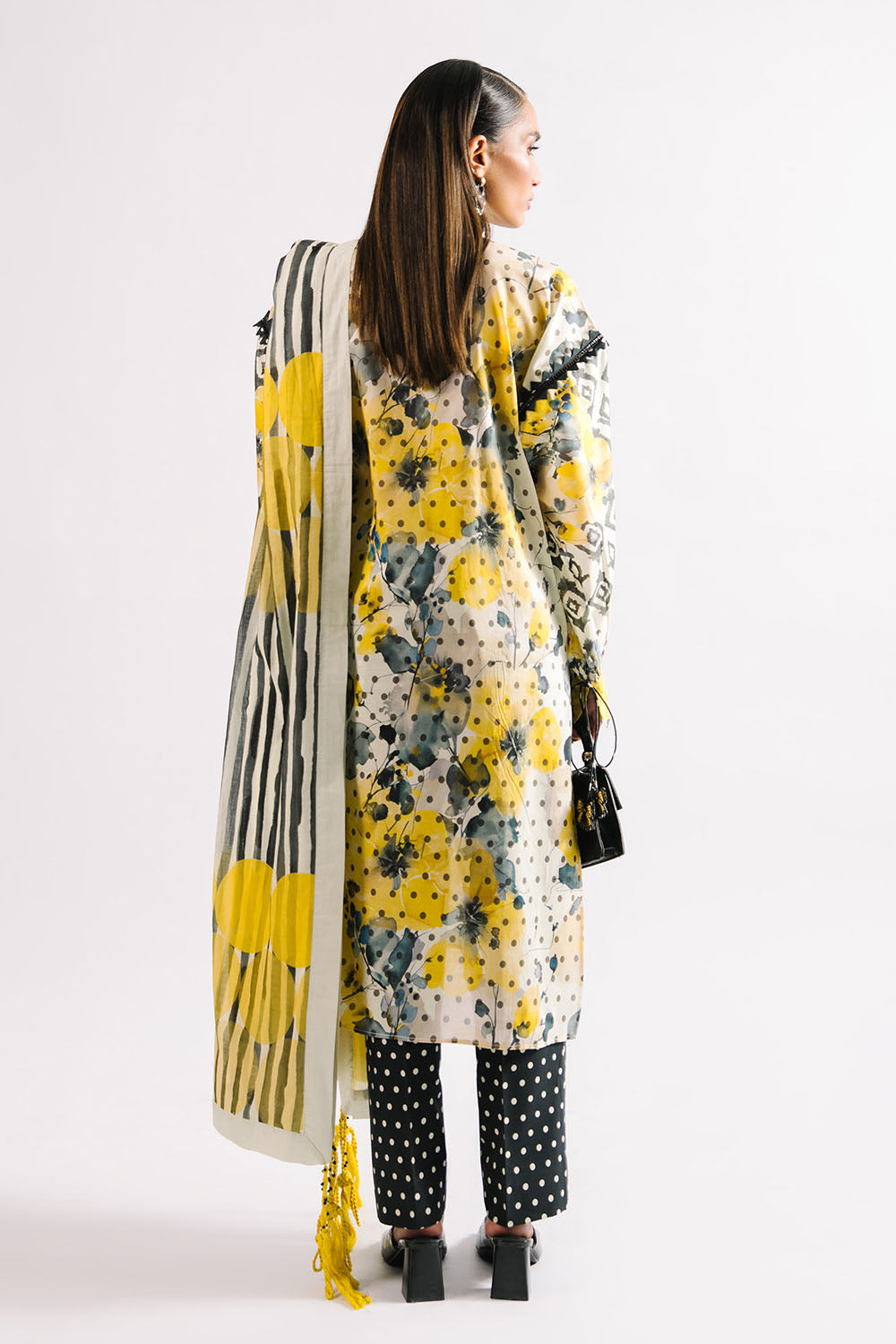3 Piece Printed Lawn Suit with Dupatta
