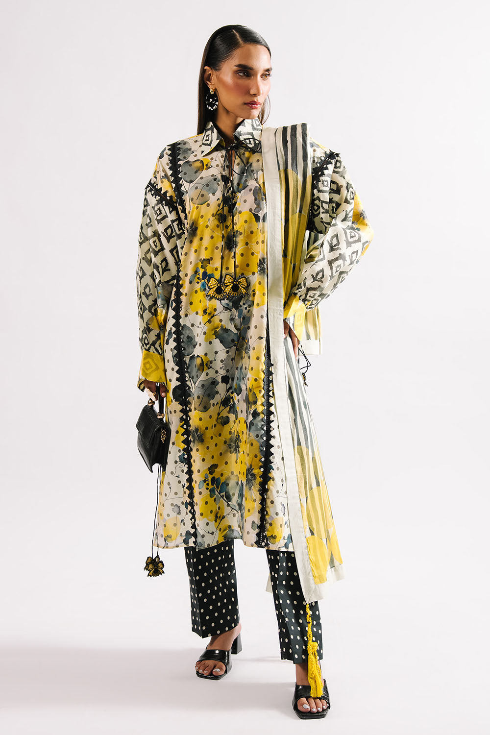 3 Piece Printed Lawn Suit with Dupatta