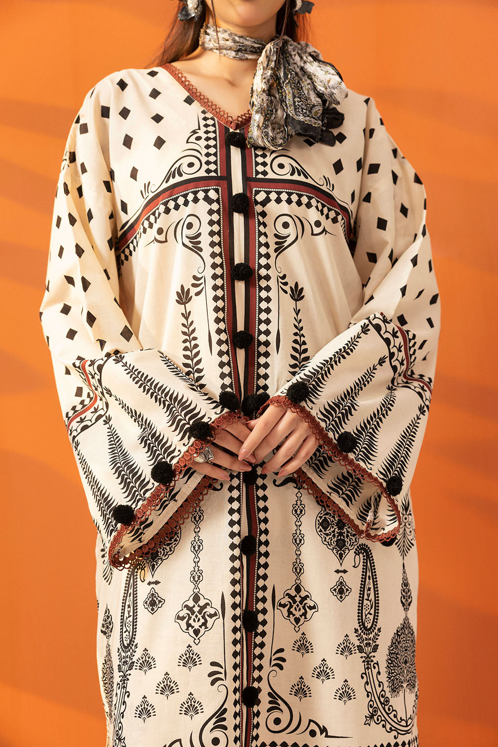 2 Piece Printed Lawn Suit