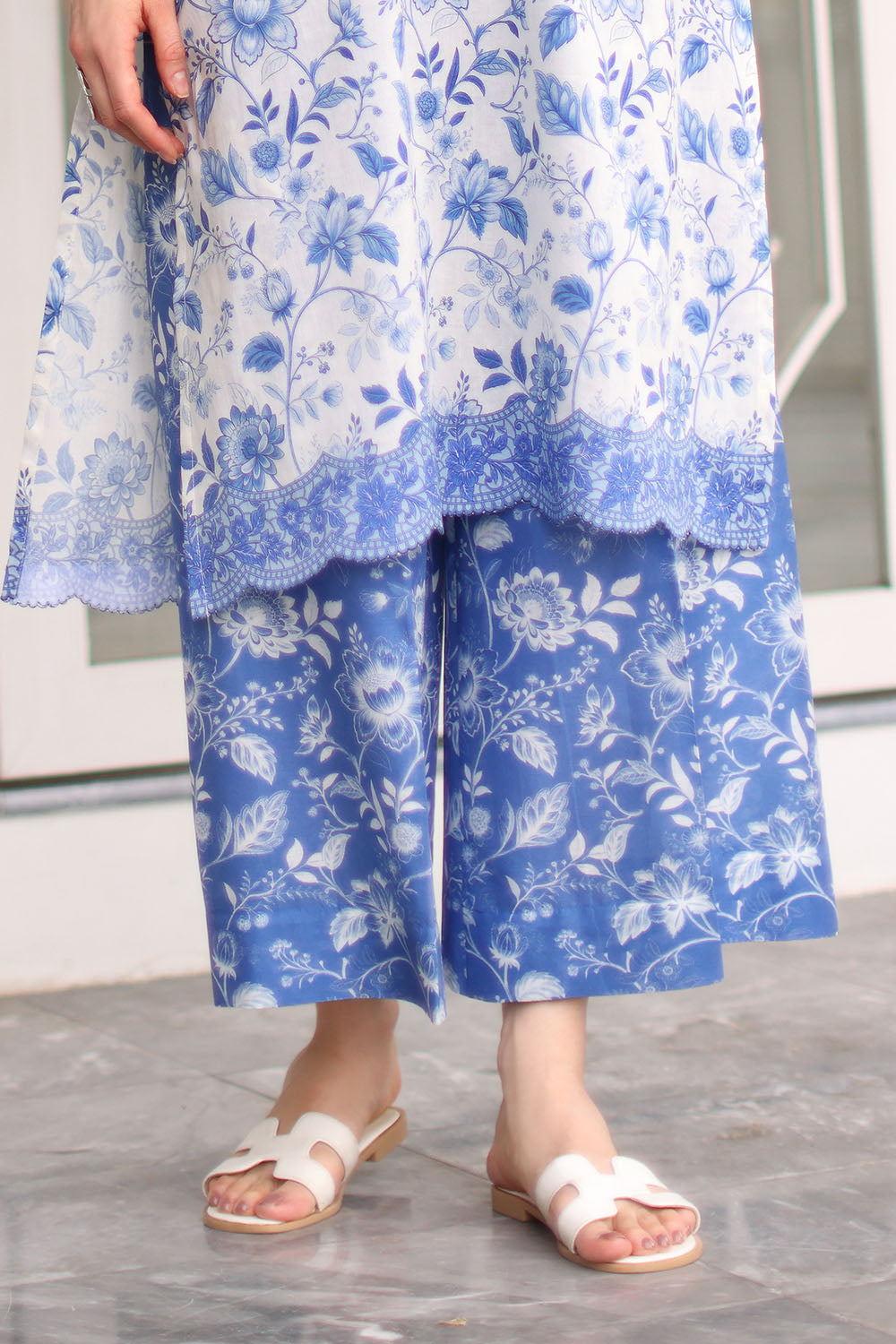 2 Piece Printed Lawn Suit with Printed Trouser