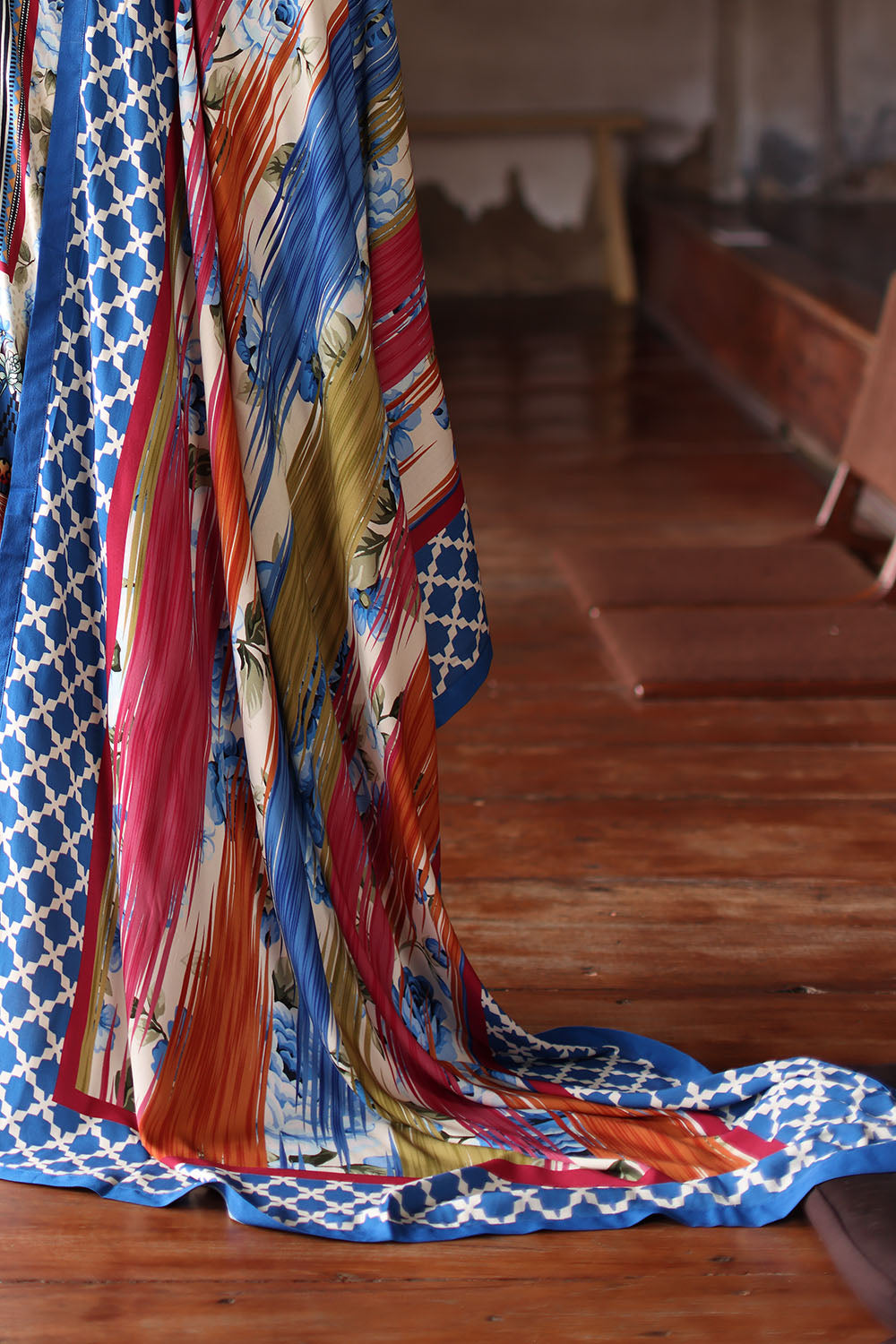 3 Piece Printed Linen Suit with Printed Linen Dupatta