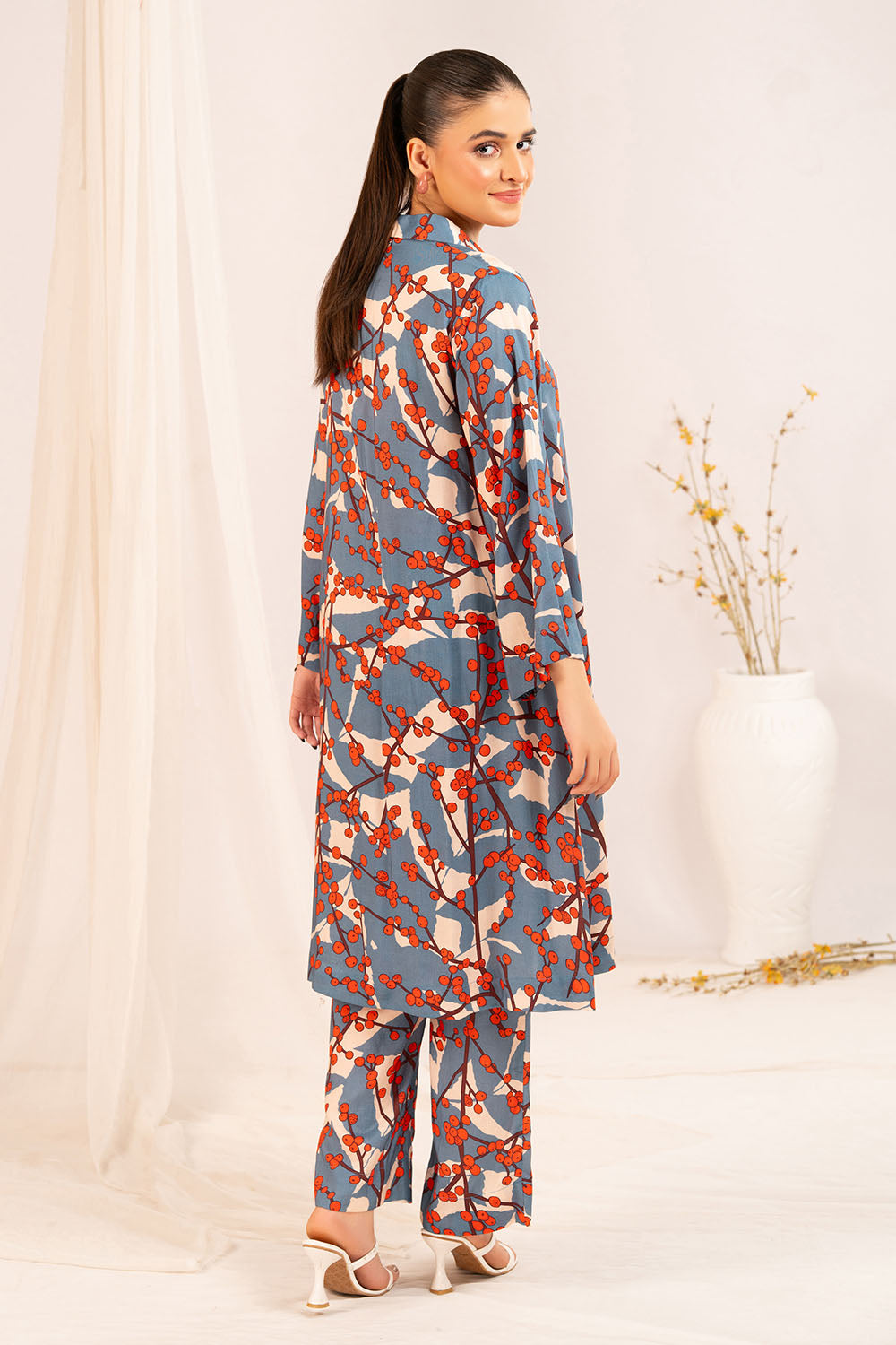1 Piece Printed Linen Shirt