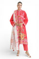 3 Piece Printed Mehsuri Stripe Lawn Suit with Printed Mehsuri Stripe Lawn Dupatta and Dyed Trouser