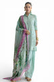 3 Piece Schiffli Embroidered Lawn Suit with Silk Dupatta