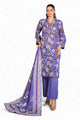 3 Piece Printed Zari Cotton & Khaddar Suit With Dupatta