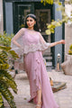 3 Piece Embroidered Raw Silk Suit