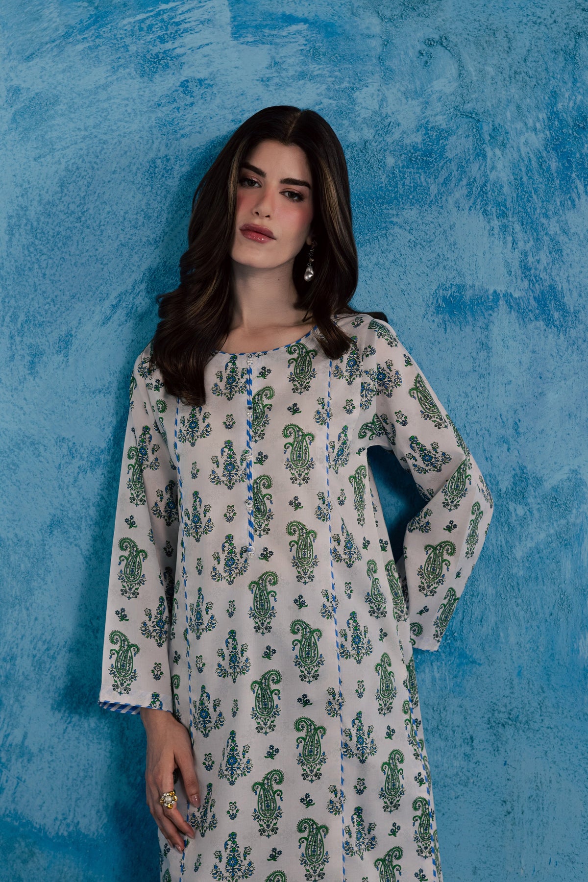 Purple Julie 2Pc - Printed Lawn Dress