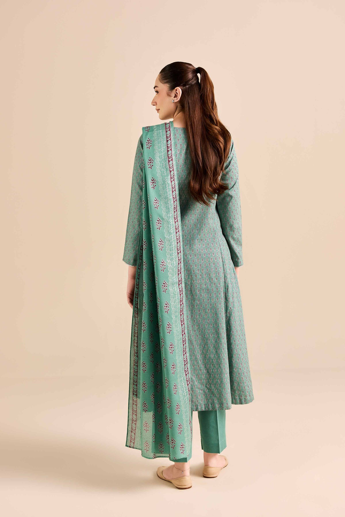 3 Piece - Printed Suit - PW25-494