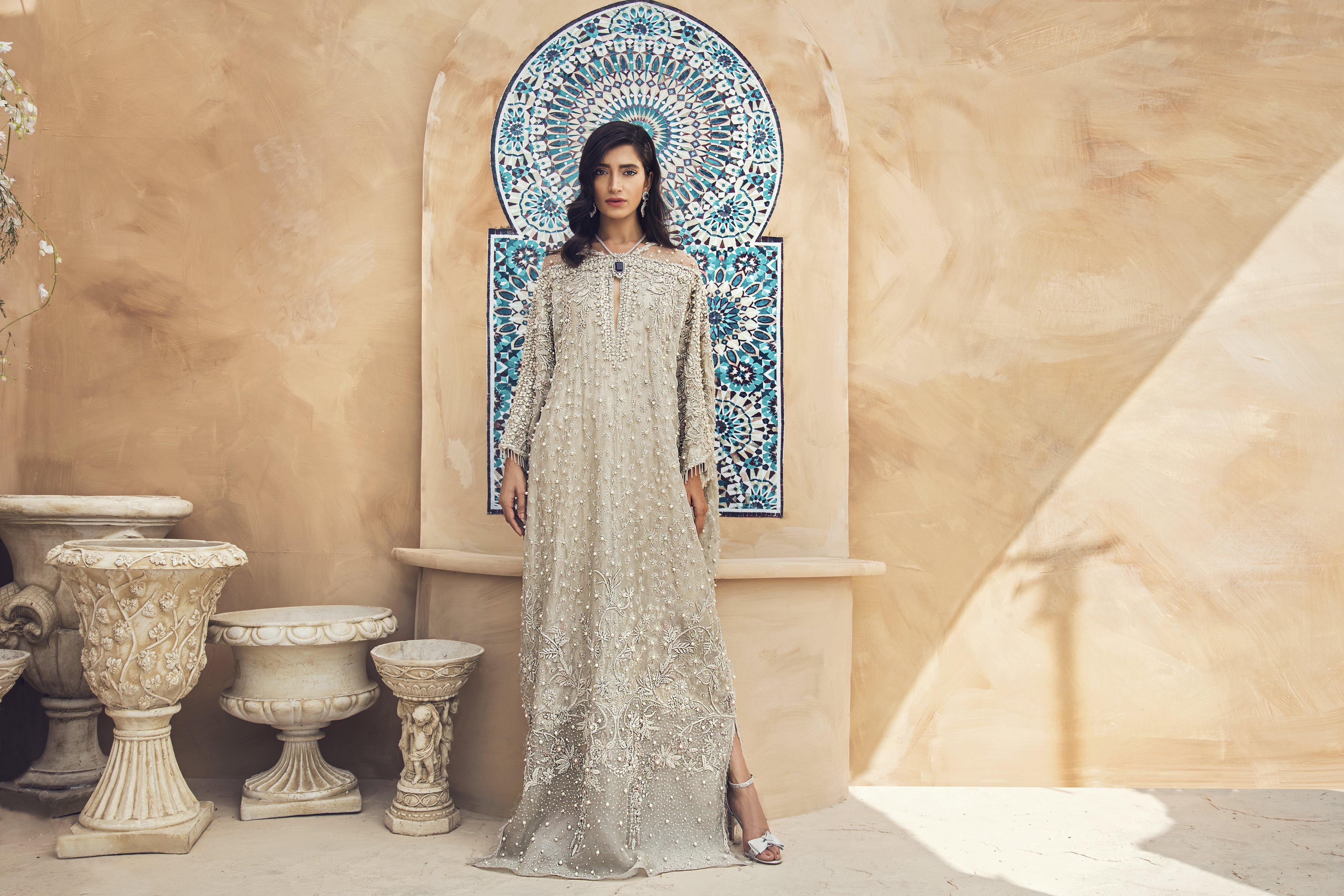 SILVER KAFTAN