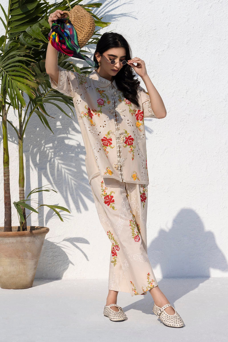 Stitched Resort Lawn Shirt + Culotte