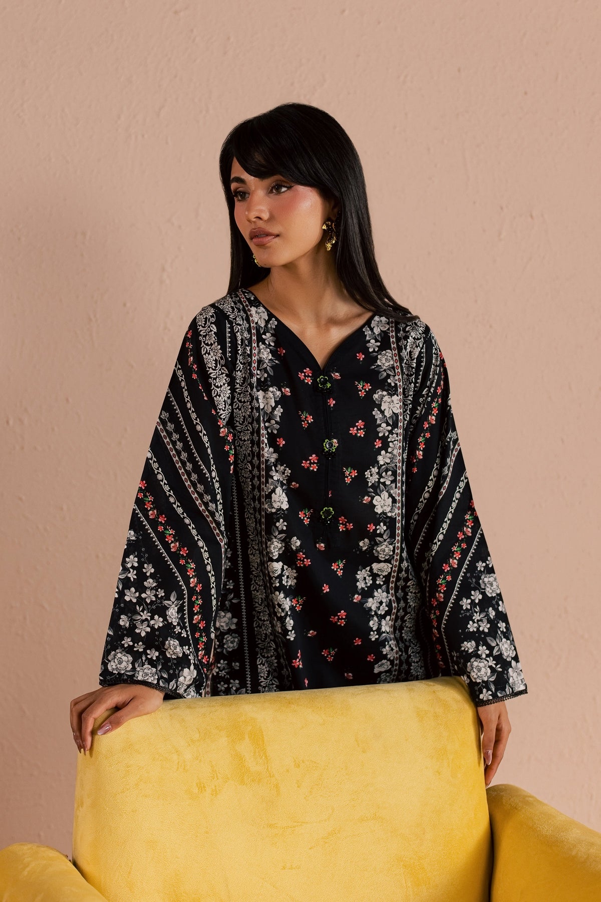 Raegan 2Pc - Printed Lawn Dress