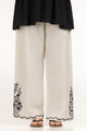 Rawsilk Embroidered Trouser
