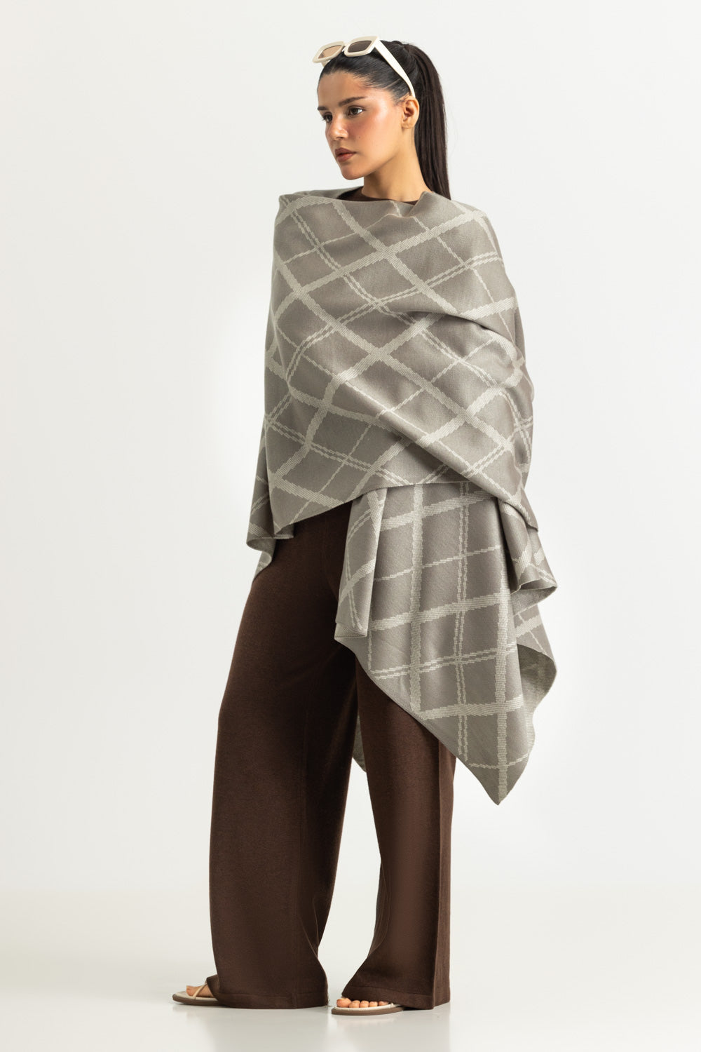 Regular Fit Cape Shawl