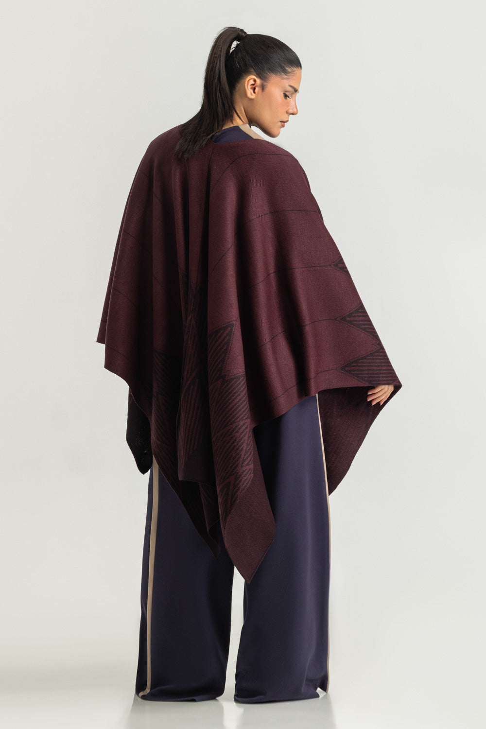 Regular Fit Cape Shawl