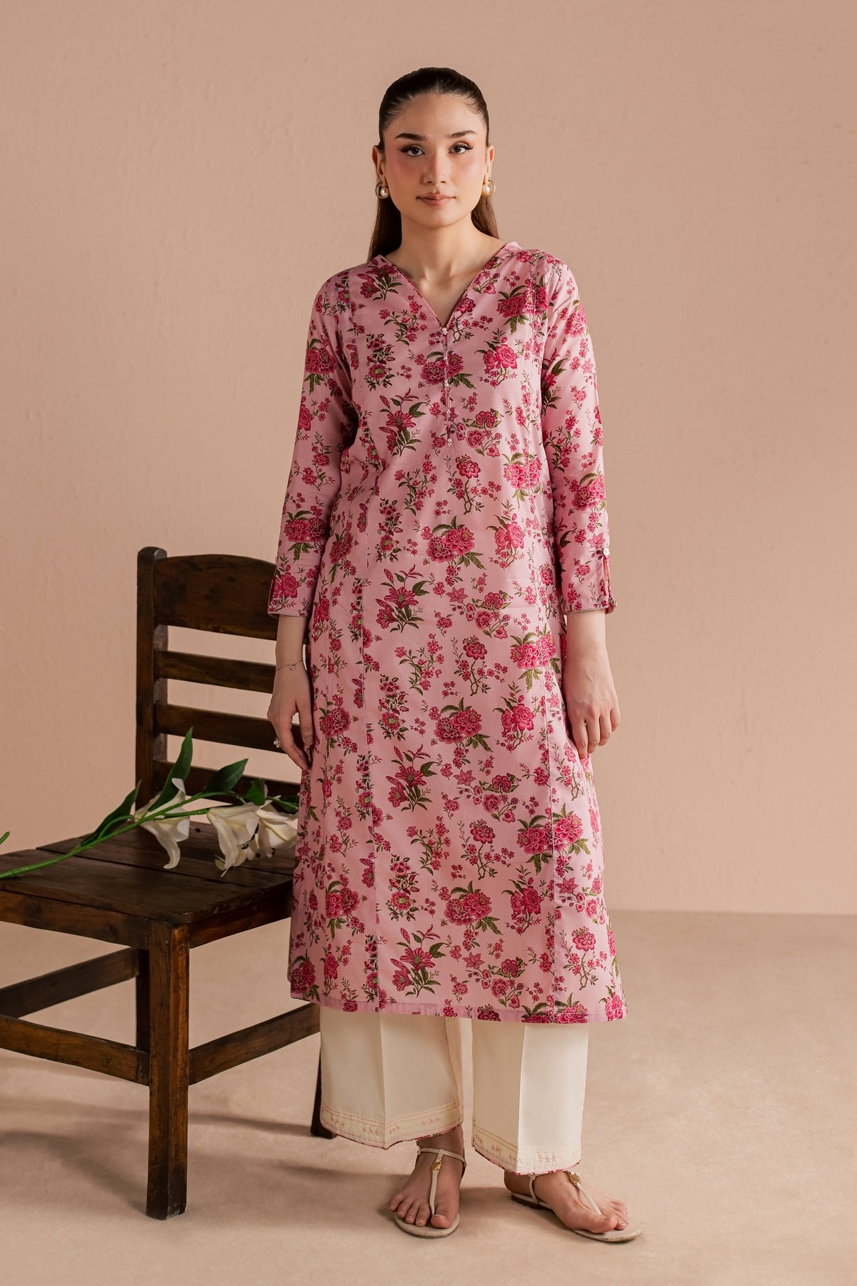 Rein 2Pc - Printed Lawn Dress