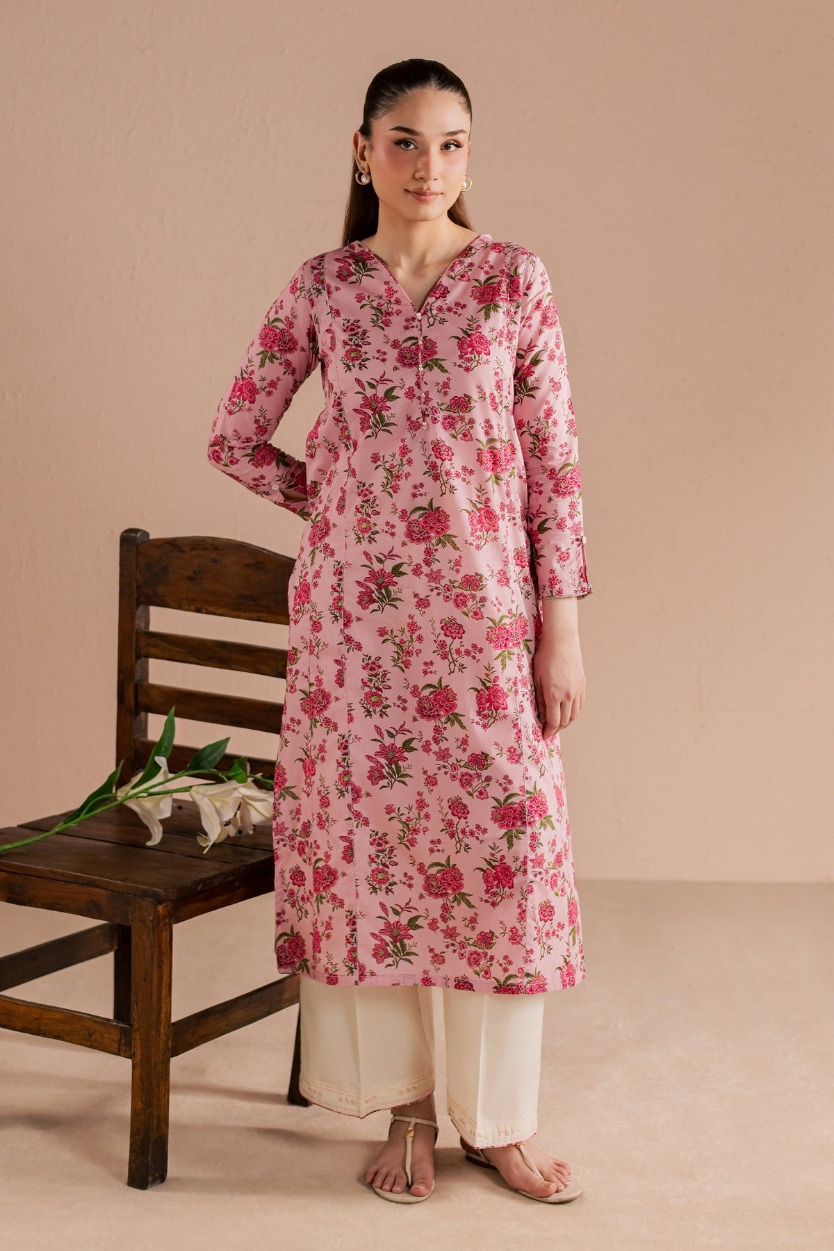 Rein 2Pc - Printed Lawn Dress
